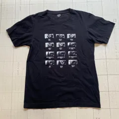 ト2507-④-4868 ユニクロ　UNIQLO リコーGR カメラ　Tシャツ　黒　Sのサムネイル