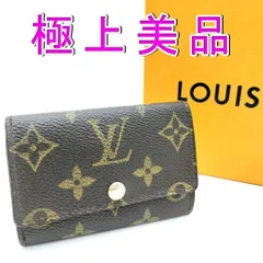 【美品】ルイヴィトン キーケース モノグラム ミュルティクレ6 ブラウン327