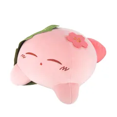 三英貿易(Sanei Boeki) 星のカービィ ふわふ和コレクション カービィ桜もちぬいぐるみ (S) W12×D15×H9cm ぬいぐるみ KFW02 