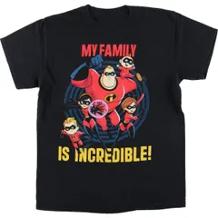 【新品未使用】公式ディズニー ピクサー インクレディブル 長袖 ロンT 2XL Disney - 古着 Mr.インクレディブル 長袖Tシャツ XL 黒
