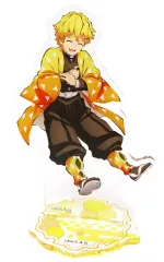 【中古】アクリルスタンド・アクリルパネル 我妻善逸 アクリルマスコット(アクリルスタンド) 「鬼滅の刃 全集中展 -無限列車編・遊郭編-」