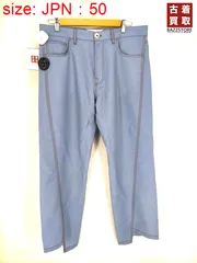 ランバン LANVIN アシンメトリーヘムデザインモヘヤスラックス メンズ Jのサムネイル