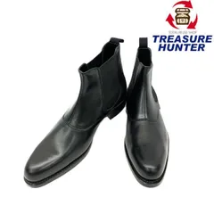 REGAL(リーガル) サイドゴアブーツ 25.0cm Y824 レザー ブラック プレーントゥ メンズ シューズ 【101060789005】