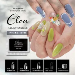 【送料無料】新発想ジェルでできたネイルチップ 選べる 5種類 120枚入 アセトンでオフするネイルチップ ネイルチップ セット ジェルネイルスターターキット ネイル ジェルネイル おうちネイル ネイル ネイル工房 【Clou★単品ネイルチップ】