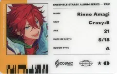 【中古】キャラカード 天城燐音 ID風カード 「CD あんさんぶるスターズ!! Crazy：B/アルバムシリーズ TRIP 初回限定生産盤」 封入特典