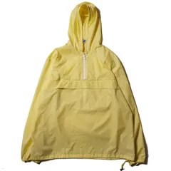 80’s チャンピオン ナイロン アノラックパーカー (XL) 黄色 プルオーバー パッカブル アメリカ古着 USED  ビンテージ ヴィンテージ ユーズド 80年代 旧タグ オールド