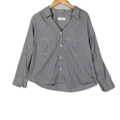 IENA SLOBE イエナ スローブ 長袖シャツ コットン ブルー【中古】 レディース