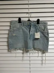 ZARA(ザラ) ローライズ デニム ミニ スカート M