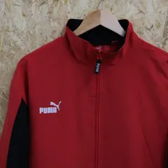 PUMA　プーマ　ジャージ　トラックジャージ　ジップアップ　プルオーバー　赤　スポーツウェア