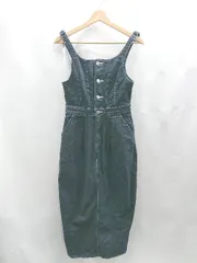 ◇ Θ URBANRESEARCHROSSO Lee別注 バルーンシルエット ロング丈 ワンピース サイズS インディゴブルー レディース E  【1502180064654】