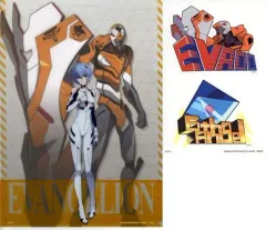 【中古】クリアファイル 綾波レイ＆エヴァンゲリオン零号機 A4クリアファイル・ステッカーセット 「一番くじ エヴァンゲリオン ～使徒 、襲来～」 H賞