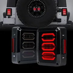jkラングラー LEDテールランプ JEEP ジープ ラングラー JK用 LED テールランプ JLルック