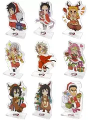 【中古】アクリルスタンド・アクリルパネル 全9種セット 「鬼滅の刃×ufotable cafe クリスマスイベント2020 ランダムアクリルスタンド Bグループ」