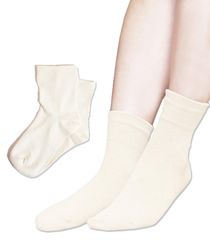 【数量限定】[Chica Hurra] レディースソックス 靴下 クルー丈 日本製 23-25cm 同色 2足セット 口ゴム無し