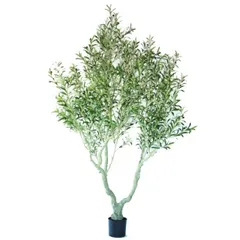 人工観葉植物 オリーブ ポット 230（1個入り）993120 庭木ポット 玄関、広い空間サイズ インテリア フェイクグリーン 造花 GARDEN PLANT （p9）