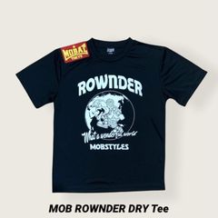 MOBSTYLES　モブスタイルス　MOB ROWNDER DRY TEE 黒