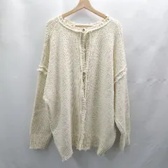 ◇ ⊇ WHO'S WHO gallery フーズフーギャラリー ニット 長袖 カーディガン サイズF アイボリー レディース E  【1503060022184】