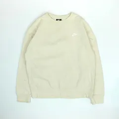 【最終値下げ SALE】NIKE ナイキ ワンポイントロゴ スウェット クリーム色 M　B202507