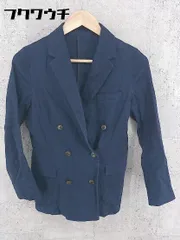 ◇ BEAMS LIGHTS ビームス ライツ 長袖 ダブル ジャケット サイズ36 ネイビー レディース 【中古】 【1002800537952】