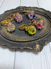 くらげ ハーバリウムキーホルダー