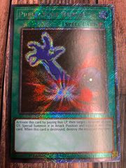 遊戯王　 英語版 早すぎた埋葬 プラチナシークレットレア