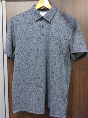 [Brand New, Unused] Adidas Bunker Print Short-Sleeve Shirt KUH61 Men's Golf Wear 2025 Spring/Summer Model (Shinbashi Store)