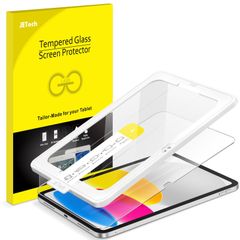 【新着商品】HDクリア 自動調整ツールキット付き iPad（A16）第11/10世代（2025/2022モデル）用強化ガラスフィルム 1枚セット ワンタッチ貼り付けフィルム JEDirect