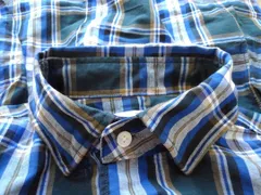 435 EDIFICE　メンズ　綿麻シャツ（44）日本製