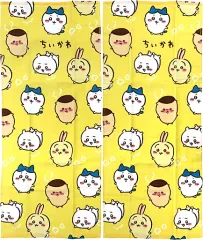 【中古】タオル・手ぬぐい 集合(イエロー) フェイスタオル 「ちいかわ なんか小さくてかわいいやつ×しまむら」