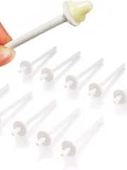 【在庫セール】鼻毛 ゴッソリ 棒のみ 鼻毛ワックス 脱毛用スティック 50本入り ブラジリアンワックス 鼻毛 鼻毛脱毛 スティック自宅で簡単ノーズケア！（ホワイト）