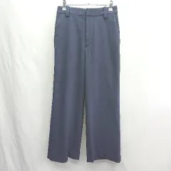 ◇ ⊇ BEAUTY＆YOUTH UNITED ARROWS スラックス ワイドパンツ サイズM ネイビー レディース E  【1412260042918】