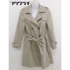 ◇ ◎ URBAN RESEARCH ROSSO ウエストベルト付 トレンチ コート サイズS ベージュ系 レディース  【1110040005343】