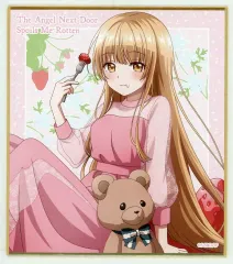 【中古】紙製品 椎名真昼(ケーキVer.) ミニ色紙 「くじ引き堂 お隣の天使様にいつの間にか駄目人間にされていた件 真昼Birthday オンラインくじ」 D-1賞