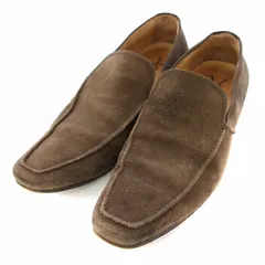 イヴサンローラン YVES SAINT LAURENT ローファー シューズ スエード 41 26cm 茶 4006 /TKのサムネイル