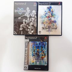 キングダムハーツ&キングダムハーツ2&キングダムハーツ2 ファイナルミックス＋ PS2 ゲームソフト スクウェア・エニックス 3本 セット売り