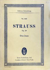 R.シュトラウス ドン・ファン (スタディスコア/ポケットスコア) 輸入楽譜 Strauss Don Juan Op.20 オイレンブルク社/Eulenburg 洋書