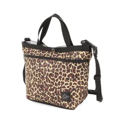 【新品】Drifter ドリフター SHIPS 別注 バッグ | 22春夏 5ポケット トート / ショルダーバッグ | 2WAY レオパード柄 肩掛け 斜め掛け ナイロン | ベージュ系 ブラック | ブランド カバン【レディース】