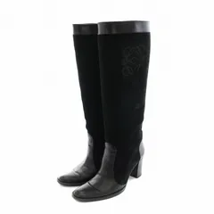 LOEWE 37 1/2 23.5~24.0 ロングブーツ ブラック/OC68 LOEWE 37 1/2 23.5~24.0 ロングブーツ ブラック/OC68 - メルカリ