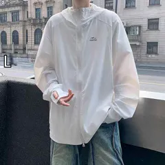[L]メンズ ファッション 服 用 オシャレ シンプル 大人 かっこいい ストリート 夏コーデ  フリー 日焼け防止用イン ジャケット 