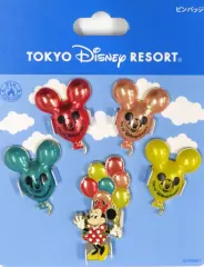 【中古】バッジ・ピンズ ミニーマウス＆ミッキーバルーン ピンバッジセット(5個セット) 「ディズニー」 東京ディズニーリゾート限定