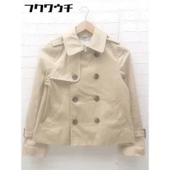 ◇ ROPE PICNIC ロペピクニック 長袖 ショート丈 トレンチ コート サイズ36 ベージュ レディース 【1002801849641】