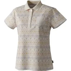 【新品】prince(プリンス) 半袖 ゲームシャツ ポロシャツタイプ シャツ テニスウェア レディース・ウィメンズ　シャツ 吸汗速乾 UPF50+ UVケア素材 ライトスムース素材  ライトベージュ　WF3097-044