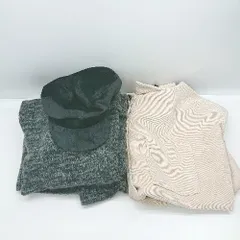 ■ ⊇ 《 ZARA まとめ売り3点セット カーディガン シャツ キャスケット レディース 》 E  【1501230049245】