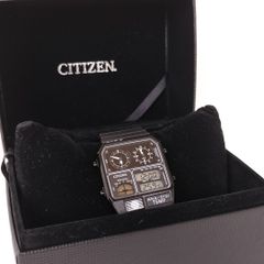 【創業100周年復刻品⭐】 CITIZEN シチズン　時計 ウォッチ デジタル アナデジテンプ JG2105-93E ANA-DIGI TEMP　ブラック　黒