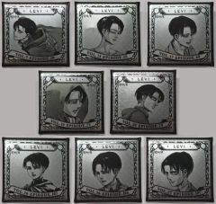 [중고] 배지·핀즈 전 8종 세트 [진격의 거인 ”MEMORIAL FRAGMENT” 리바이버스 데이 2021 트레이딩 스퀘어 캔 배지]
