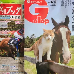 匿名！送料無料！競馬、ギャロップ、ブック 2025年8月10日 2つセット