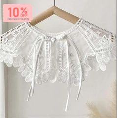 人気商品再入荷♡【2024秋新作】10%割引中♡ 韓国子供服 ベビー服 つけ襟 レース ストール 肩掛け 肩がけ 付け襟 リトルブルーム韓国子供服