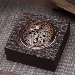 黒檀香合 笛香合　星山作　　　　　木製 香合 黒檀香合 笛香合 星山作 木製 香合