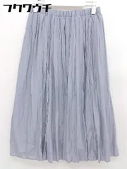 ◇ green label relaxing UNITED ARROWS ロング ギャザー スカート パープルグレー系 レディース 【中古】 【1104200011114】