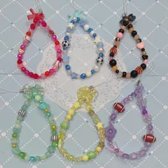 助力の魔法　ビーズストラップ　野球　サッカー　バスケ　テニス　バレー　ラグビー